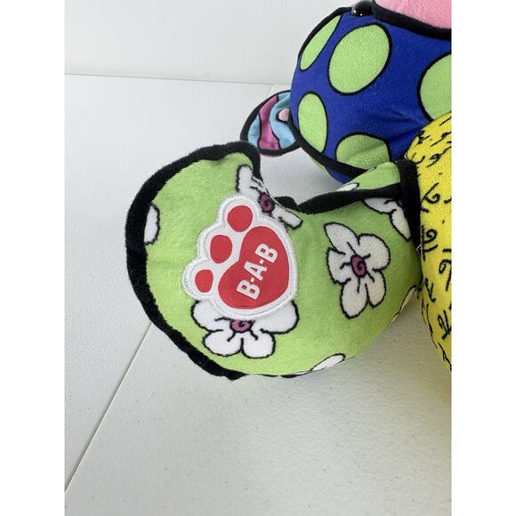 Build-A-Bear Romero Britto Teddy Bear Plush Colorful Pop Art Limited Edition - Picture 4 of 10